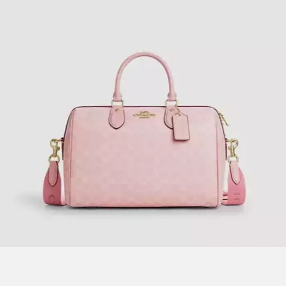 Coach Large Rowan Powder Pink